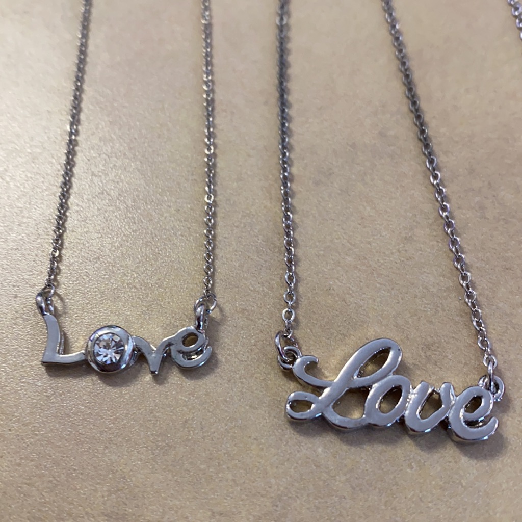 2 Love Necklace Set Brand New